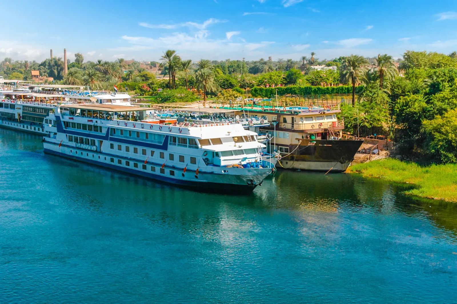 Passagiersboot in Luxor